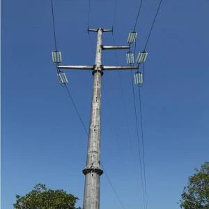 Electric Power Transmission Steel Tube Pole Tower