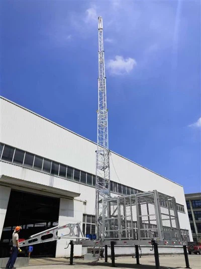 Cell On Wheels Telescopic Tralier Tower